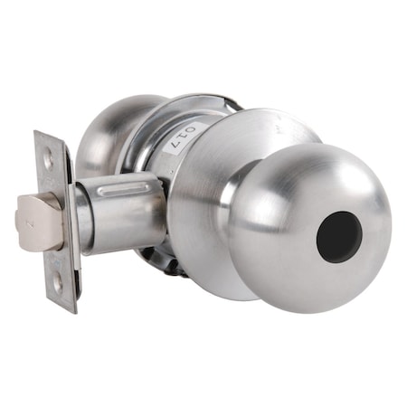 Arrow Lock Grade 2 Storeroom Cylindrical Lock, Tudor Knob, Conventional Less Cylinder, Satin Chrome Finish MK12-TA-26D-LC